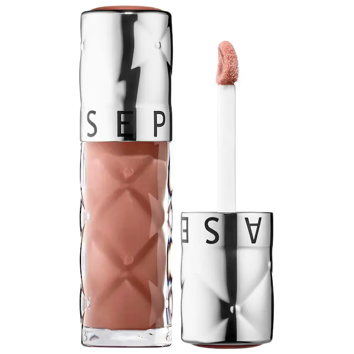 s2234169-main-zoom SEPHORA COLLECTION Outrageous Plump Hydrating Lip Gloss Color: 02 XXL Nude - shimmer free nude - Image 1