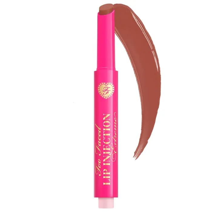IMG-20260101-WA0103 Too Faced Lip Injection Extreme Plumping Clicks Lip Gloss Color: Velvet Crush - mid-tone nude brown - Image 1