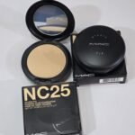 Mac Studio Fix Powder Plus Foundation shade NC25 Light beige with golden peach undertone for light skin