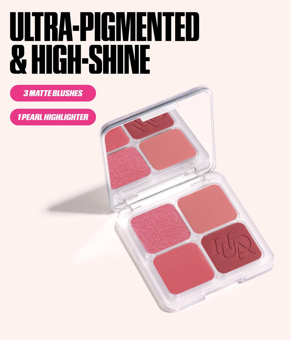 Shade Rose Berry hudabeauty BLUSH FILTER BLURRING BLUSHLIGHTERS PALETTE - Image 9