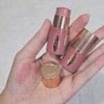 Shade pillow talk  Charlotte Tilbury  Unreal Lip + Cheek Glow Blush Stick with Hyaluronic Acid  Mini size without box