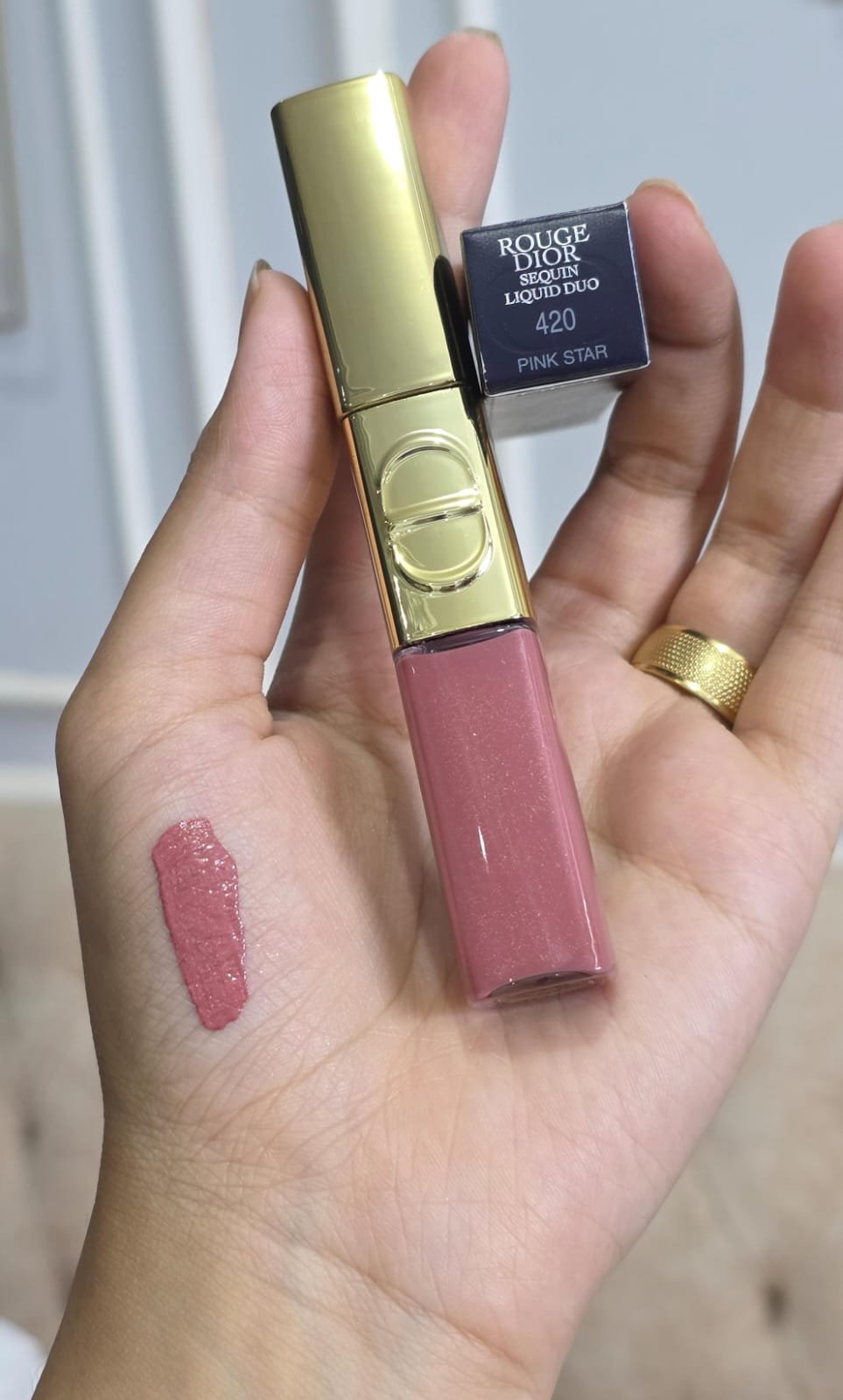 IMG-20260825-WA0150 Dior 420 Pink Star Rouge Dior Forever Liquid Sequin Duo Limited Edition - Image 1