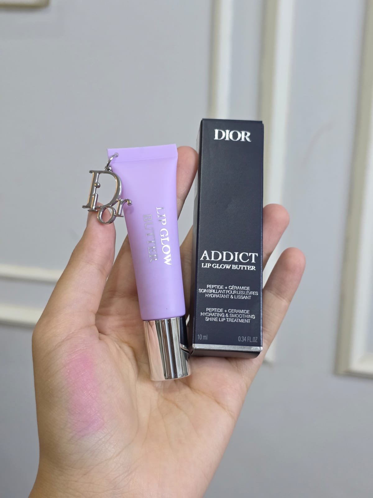 IMG-20260917-WA0021(1) 102 Glazed Lavender Dior Addict Lip Glow Butter 24-Hour Hydrating Shine Lip Treatment - Peptide + Ceramide - Image 1